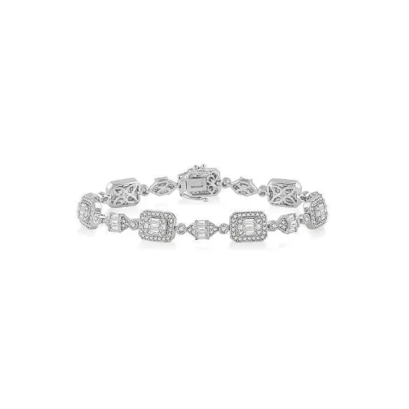 Kelley Collection Couture Vintage Baguette Bracelet> Bracelets
